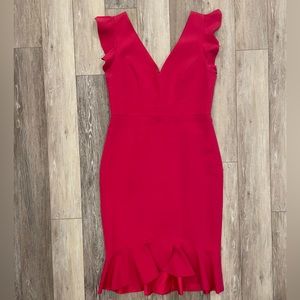 SOLD Ever new v-neck front and back with fluttery ruffle on sleeve and bottom